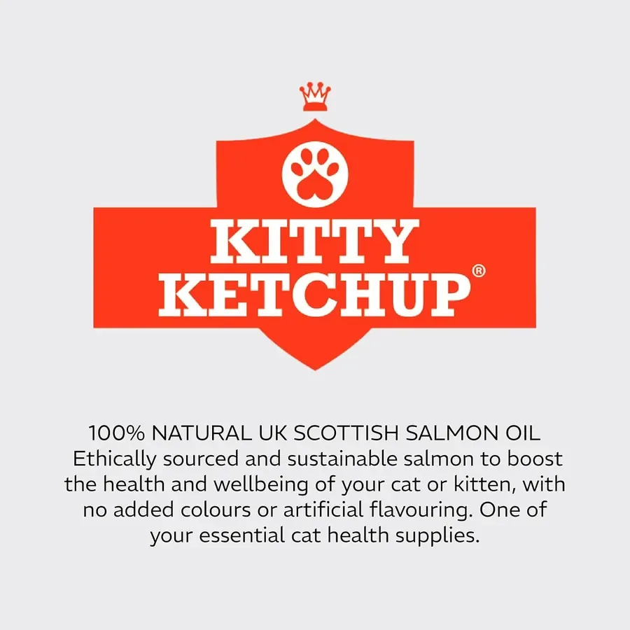 Kitty Ketchup: 100% natural Scottish salmon oil